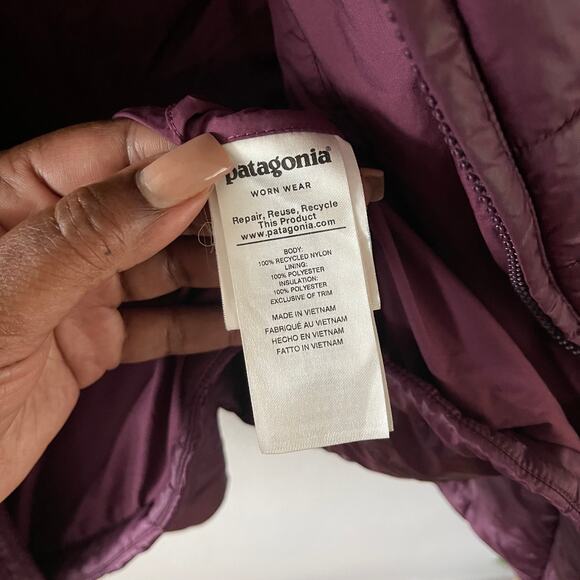 Patagonia Radalie Parka Womens S Mahogany Insulated Quilted Coat Heavily Flawed - Picture 10 of 16